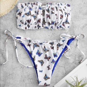 Zaful Butterfly Bikini Set Size Small